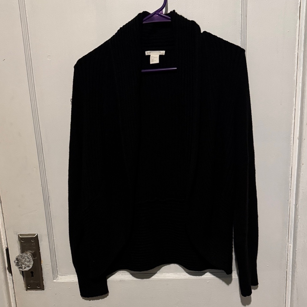 Basic Editions Women's Black Cardigan
